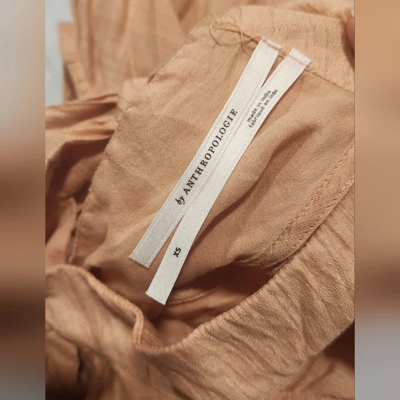 ANTHROPOLOGIE FLORAL CUTWORK HALTER DRESS. - Picture 8 of 8